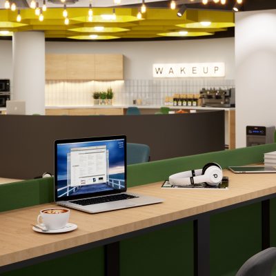 A modern-style office